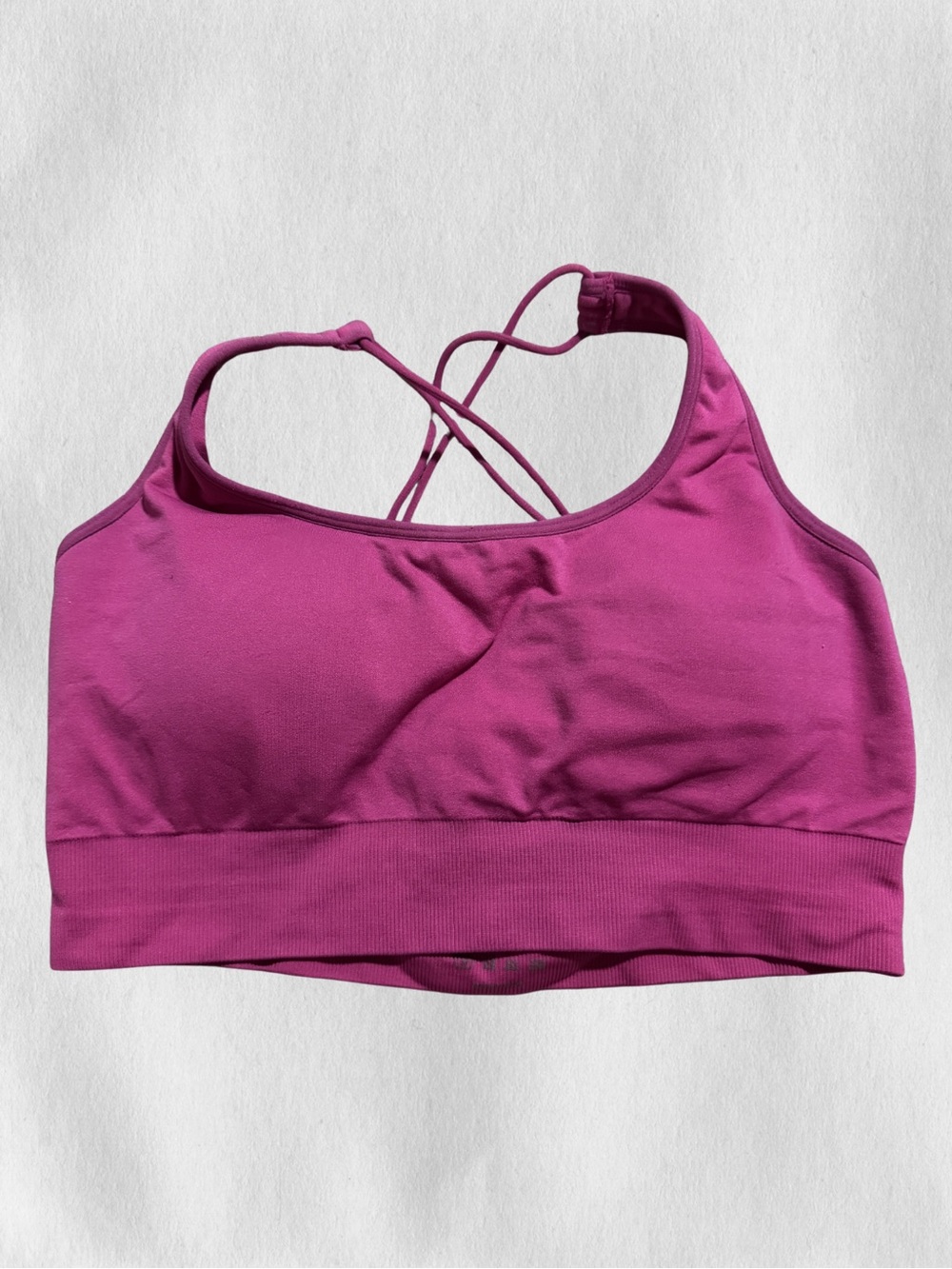 NVGTN Strappy Sports Bralette - Fuchsia